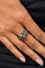 Load image into Gallery viewer, Smooth Smolder Black Ring - Paparazzi Accessories
