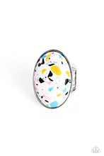 Load image into Gallery viewer, Terrazzo Tease White Ring - Paparazzi Accessories
