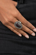 Load image into Gallery viewer, Downtown Desertscape Black Ring - Paparazzi Accessories
