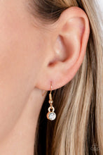 Load image into Gallery viewer, Diamond of the Season Gold Necklace - Paparazzi Accessories
