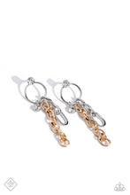 Load image into Gallery viewer, Two-Tone Trendsetter Multi Earrings - Paparazzi Accessories
