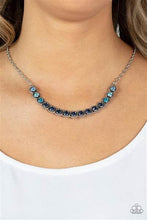 Load image into Gallery viewer, Throwing SHADES Blue Necklace - Paparazzi Accessories

