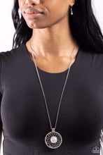 Load image into Gallery viewer, Wall Street Web White Necklace - Paparazzi Accessories
