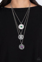 Load image into Gallery viewer, Geographic Grace Purple Necklace - Paparazzi Accessories
