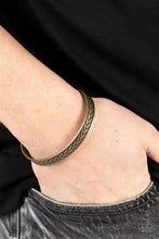 Load image into Gallery viewer, Terra Tread Brass Bracelet - Paparazzi Accessories
