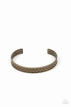 Load image into Gallery viewer, Terra Tread Brass Bracelet - Paparazzi Accessories
