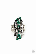 Load image into Gallery viewer, Smoky Smolder Green Ring - Paparazzi Accessories
