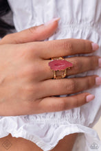 Load image into Gallery viewer, Mineral Masterpiece Pink Ring - Paparazzi Accessories
