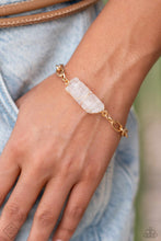 Load image into Gallery viewer, Mineral Merit Gold Bracelet - Paparazzi Accessories
