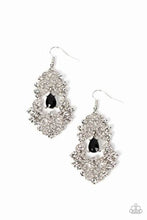 Load image into Gallery viewer, Sociable Sparkle Black Earrings - Paparazzi Accessories

