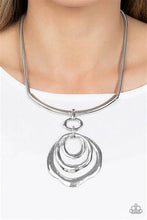 Load image into Gallery viewer, Forged in Fabulous Silver Necklace - Paparazzi Accessories
