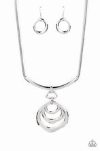 Load image into Gallery viewer, Forged in Fabulous Silver Necklace - Paparazzi Accessories
