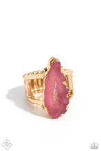 Load image into Gallery viewer, Mineral Masterpiece Pink Ring - Paparazzi Accessories
