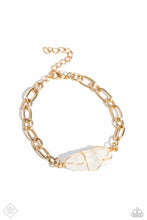 Load image into Gallery viewer, Mineral Merit Gold Bracelet - Paparazzi Accessories
