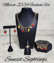 Load image into Gallery viewer, March 2024 Sunset Sightings Fashion Fix Set - Paparazzi Accessories
