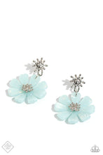 Load image into Gallery viewer, Poetically Pastel Blue Earrings - Paparazzi Accessories
