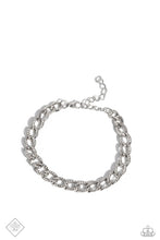 Load image into Gallery viewer, Freethinking Finish White Bracelet - Paparazzi Accessories
