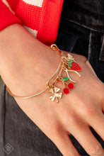Load image into Gallery viewer, Fruit Freestyle Gold Bracelet - Paparazzi Accessories
