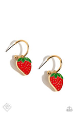 Load image into Gallery viewer, Fashionable Fruit Gold Earrings - Paparazzi Accessories

