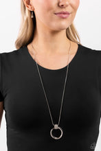 Load image into Gallery viewer, In the Swing of RINGS White Necklace - Paparazzi Accessories
