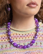 Load image into Gallery viewer, Plentiful Pearls Purple Necklace - Paparazzi Accessories
