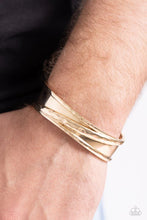 Load image into Gallery viewer, Real Slick Gold Bracelet - Paparazzi Accessories
