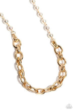 Load image into Gallery viewer, Dual Daydream Gold Necklace - Paparazzi Accessories
