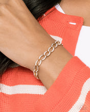 Load image into Gallery viewer, Freethinking Finish Gold Bracelet - Paparazzi Accessories

