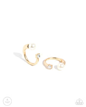 Load image into Gallery viewer, Decade Dance Gold Post Earrings - Paparazzi Accessories
