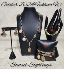 Load image into Gallery viewer, October 2024 Sunset Sightings Fashion Fix Set - Paparazzi Accessories
