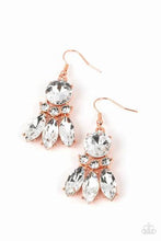 Load image into Gallery viewer, To Have and To Sparkle Copper Earrings - Paparazzi Accessories
