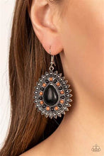 Load image into Gallery viewer, Sagebrush Sabbatical Black Earrings - Paparazzi Accessories
