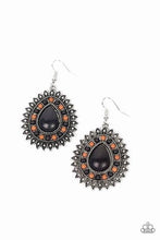 Load image into Gallery viewer, Sagebrush Sabbatical Black Earrings - Paparazzi Accessories
