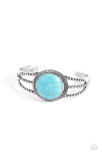 Load image into Gallery viewer, Sandstone Sojourn Blue Bracelet - Paparazzi Accessories
