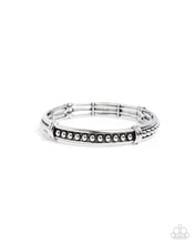 Load image into Gallery viewer, Studded Surprise Silver Bracelet - Paparazzi Accessories
