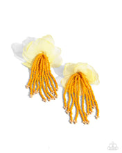 Load image into Gallery viewer, Cinderella Charisma Orange Post Earrings - Paparazzi Accessories
