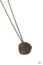 Load image into Gallery viewer, Planted Possibilities Brass Necklace - Paparazzi Accessories
