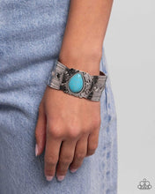 Load image into Gallery viewer, Canyon Cantina Blue Bracelet - Paparazzi Accessories
