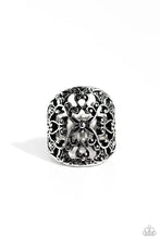 Load image into Gallery viewer, Transfixed Treasure Silver Ring - Paparazzi Accessories
