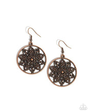Load image into Gallery viewer, Garden Allure Copper Earrings - Paparazzi Accessories
