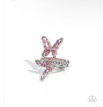 Load image into Gallery viewer, Fluttering Flamenco Pink Ring - Paparazzi Accessories
