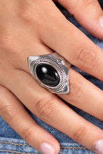 Load image into Gallery viewer, Safari Sightseer Black Ring - Paparazzi Accessories
