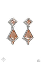 Load image into Gallery viewer, Dapper Display Orange Earrings - Paparazzi Accessories
