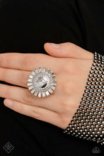 Load image into Gallery viewer, Shimmery Sprinkle White Ring - Paparazzi Accessories
