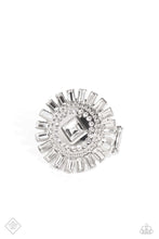 Load image into Gallery viewer, Shimmery Sprinkle White Ring - Paparazzi Accessories
