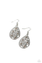 Load image into Gallery viewer, Billowy Bliss Brown Earrings - Paparazzi Accessories
