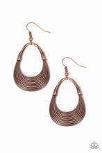 Load image into Gallery viewer, Terra Timber Copper Earrings - Paparazzi Accessories
