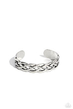 Load image into Gallery viewer, Celtic Cuff Silver Bracelet - Paparazzi Accessories

