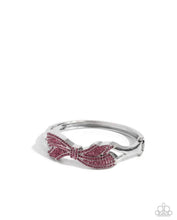 Load image into Gallery viewer, Blissful Bow Pink Bracelet - Paparazzi Accessories
