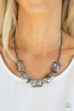 Load image into Gallery viewer, Heard It On The HEIR-Waves Black Necklace - Paparazzi Accessories
